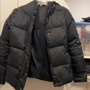Gap black winter puffer coat